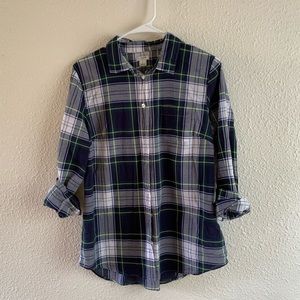 JCREW Tartan Button Down Shirt